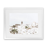 Shop White City Photo Art Print-Amalfi Coast Italy, Boho, Coastal, Landscape, Photography, View All, White-framed poster wall decor artwork