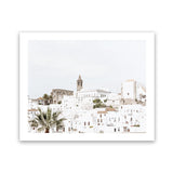 Shop White City Photo Art Print-Amalfi Coast Italy, Boho, Coastal, Landscape, Photography, View All, White-framed poster wall decor artwork