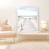 Shop Beach Bridge Photo Art Print-Boho, Coastal, Neutrals, Photography, Portrait, Tropical, View All-framed poster wall decor artwork