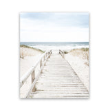 Shop Beach Bridge Photo Art Print-Boho, Coastal, Neutrals, Photography, Portrait, Tropical, View All-framed poster wall decor artwork