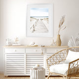 Shop Beach Bridge Photo Art Print-Boho, Coastal, Neutrals, Photography, Portrait, Tropical, View All-framed poster wall decor artwork