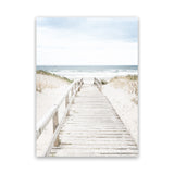 Shop Beach Bridge Photo Canvas Art Print-Boho, Coastal, Neutrals, Photography, Photography Canvas Prints, Portrait, Tropical, View All-framed wall decor artwork