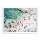Shop Salento Beach Day I Photo Canvas Art Print-Amalfi Coast Italy, Coastal, Green, Landscape, Photography, Photography Canvas Prints, Tropical, View All-framed wall decor artwork