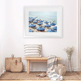 Shop Cavoli Beach I Photo Art Print-Amalfi Coast Italy, Blue, Coastal, Hamptons, Landscape, Photography, View All-framed poster wall decor artwork