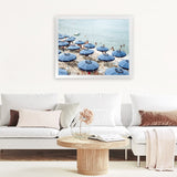 Shop Cavoli Beach I Photo Art Print-Amalfi Coast Italy, Blue, Coastal, Hamptons, Landscape, Photography, View All-framed poster wall decor artwork