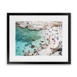 Shop Salento Beach Day II Photo Art Print-Amalfi Coast Italy, Blue, Coastal, Green, Landscape, Photography, Tropical, View All-framed poster wall decor artwork