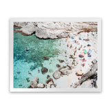 Shop Salento Beach Day II Photo Art Print-Amalfi Coast Italy, Blue, Coastal, Green, Landscape, Photography, Tropical, View All-framed poster wall decor artwork