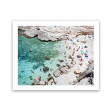 Shop Salento Beach Day II Photo Art Print-Amalfi Coast Italy, Blue, Coastal, Green, Landscape, Photography, Tropical, View All-framed poster wall decor artwork