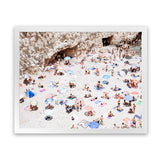 Shop La Spiaggia II Photo Art Print-Amalfi Coast Italy, Brown, Coastal, Landscape, Neutrals, People, Photography, View All-framed poster wall decor artwork