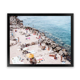 Shop Sunbaking In Salento Photo Art Print-Amalfi Coast Italy, Blue, Landscape, Neutrals, Photography, Tropical, View All-framed poster wall decor artwork