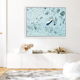 Shop Island Boat I Photo Canvas Art Print-Amalfi Coast Italy, Blue, Boho, Coastal, Greece, Green, Landscape, Photography, Photography Canvas Prints, Tropical, View All-framed wall decor artwork