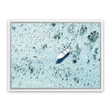 Shop Island Boat I Photo Canvas Art Print-Amalfi Coast Italy, Blue, Boho, Coastal, Greece, Green, Landscape, Photography, Photography Canvas Prints, Tropical, View All-framed wall decor artwork