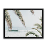 Shop Swaying Palms Photo Canvas Art Print-Blue, Coastal, Green, Landscape, Neutrals, Photography, Photography Canvas Prints, Tropical, View All-framed wall decor artwork