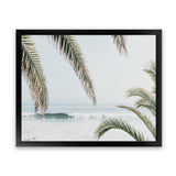 Shop Swaying Palms Photo Art Print-Blue, Coastal, Green, Landscape, Photography, Tropical, View All-framed poster wall decor artwork