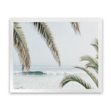 Shop Swaying Palms Photo Art Print-Blue, Coastal, Green, Landscape, Photography, Tropical, View All-framed poster wall decor artwork