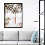 Shop Tropical Island Gate Photo Canvas Art Print-Boho, Coastal, Green, Neutrals, Photography, Photography Canvas Prints, Portrait, Tropical, View All-framed wall decor artwork