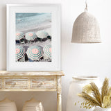 Shop Monterosso Italy I Photo Art Print-Amalfi Coast Italy, Blue, Coastal, Green, Photography, Portrait, Tropical, View All-framed poster wall decor artwork