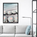 Shop Monterosso Italy I Photo Canvas Art Print-Amalfi Coast Italy, Blue, Coastal, Green, Photography, Photography Canvas Prints, Portrait, Tropical, View All-framed wall decor artwork