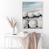 Shop Monterosso Italy I Photo Canvas Art Print-Amalfi Coast Italy, Blue, Coastal, Green, Photography, Photography Canvas Prints, Portrait, Tropical, View All-framed wall decor artwork