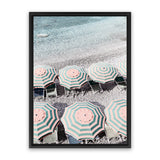 Shop Monterosso Italy I Photo Canvas Art Print-Amalfi Coast Italy, Blue, Coastal, Green, Photography, Photography Canvas Prints, Portrait, Tropical, View All-framed wall decor artwork