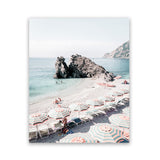 Shop Monterosso Italy II Photo Art Print-Amalfi Coast Italy, Blue, Coastal, Green, Photography, Portrait, Tropical, View All-framed poster wall decor artwork