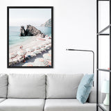 Shop Monterosso Italy II Photo Canvas Art Print-Amalfi Coast Italy, Blue, Coastal, Green, Photography, Photography Canvas Prints, Portrait, Tropical, View All-framed wall decor artwork