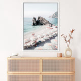 Shop Monterosso Italy II Photo Canvas Art Print-Amalfi Coast Italy, Blue, Coastal, Green, Photography, Photography Canvas Prints, Portrait, Tropical, View All-framed wall decor artwork
