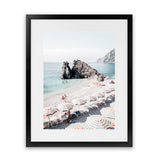 Shop Monterosso Italy II Photo Art Print-Amalfi Coast Italy, Blue, Coastal, Green, Photography, Portrait, Tropical, View All-framed poster wall decor artwork