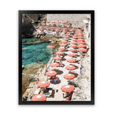 Shop Bagno Marino Archi I Photo Art Print-Blue, Coastal, Green, Orange, Photography, Pink, Portrait, Red, View All-framed poster wall decor artwork