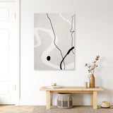 Shop Abstract Forms I Canvas Art Print-Abstract, Boho, Neutrals, Portrait, View All-framed wall decor artwork