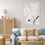 Shop Abstract Forms I Canvas Art Print-Abstract, Boho, Neutrals, Portrait, View All-framed wall decor artwork