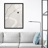 Shop Abstract Forms II Canvas Art Print-Abstract, Boho, Neutrals, Portrait, View All-framed wall decor artwork