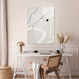 Shop Abstract Forms II Canvas Art Print-Abstract, Boho, Neutrals, Portrait, View All-framed wall decor artwork