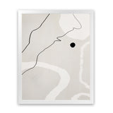 Shop Abstract Forms II Art Print-Abstract, Boho, Neutrals, Portrait, View All-framed painted poster wall decor artwork