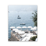 Shop La Dolce Vita I Photo Art Print-Amalfi Coast Italy, Blue, Coastal, Photography, Portrait, View All-framed poster wall decor artwork