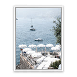 Shop La Dolce Vita I Photo Canvas Art Print-Amalfi Coast Italy, Blue, Coastal, Photography, Photography Canvas Prints, Portrait, View All-framed wall decor artwork