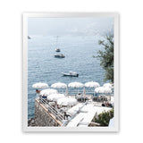 Shop La Dolce Vita I Photo Art Print-Amalfi Coast Italy, Blue, Coastal, Photography, Portrait, View All-framed poster wall decor artwork
