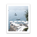 Shop La Dolce Vita I Photo Art Print-Amalfi Coast Italy, Blue, Coastal, Photography, Portrait, View All-framed poster wall decor artwork