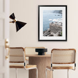 Shop La Dolce Vita II Photo Art Print-Amalfi Coast Italy, Blue, Coastal, Photography, Portrait, View All-framed poster wall decor artwork