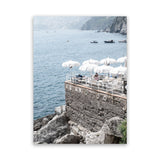 Shop La Dolce Vita II Photo Canvas Art Print-Amalfi Coast Italy, Blue, Coastal, Photography, Photography Canvas Prints, Portrait, View All-framed wall decor artwork