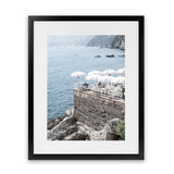 Shop La Dolce Vita II Photo Art Print-Amalfi Coast Italy, Blue, Coastal, Photography, Portrait, View All-framed poster wall decor artwork