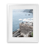 Shop La Dolce Vita II Photo Art Print-Amalfi Coast Italy, Blue, Coastal, Photography, Portrait, View All-framed poster wall decor artwork