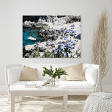Shop Da Luigi I Photo Canvas Art Print-Amalfi Coast Italy, Blue, Coastal, Green, Landscape, Photography, Photography Canvas Prints, View All-framed wall decor artwork