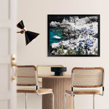 Shop Da Luigi I Photo Art Print-Amalfi Coast Italy, Blue, Coastal, Green, Landscape, Photography, View All-framed poster wall decor artwork