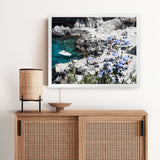 Shop Da Luigi I Photo Art Print-Amalfi Coast Italy, Blue, Coastal, Green, Landscape, Photography, View All-framed poster wall decor artwork