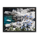 Shop Da Luigi I Photo Canvas Art Print-Amalfi Coast Italy, Blue, Coastal, Green, Landscape, Photography, Photography Canvas Prints, View All-framed wall decor artwork