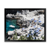 Shop Da Luigi I Photo Art Print-Amalfi Coast Italy, Blue, Coastal, Green, Landscape, Photography, View All-framed poster wall decor artwork