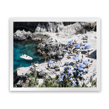 Shop Da Luigi I Photo Art Print-Amalfi Coast Italy, Blue, Coastal, Green, Landscape, Photography, View All-framed poster wall decor artwork