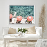 Shop Bagno Marina Archi From Above Photo Canvas Art Print-Amalfi Coast Italy, Blue, Coastal, Green, Landscape, Photography, Photography Canvas Prints, View All-framed wall decor artwork