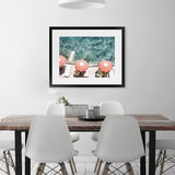 Shop Bagno Marina Archi From Above Photo Art Print-Amalfi Coast Italy, Blue, Coastal, Green, Landscape, Photography, Tropical, View All-framed poster wall decor artwork